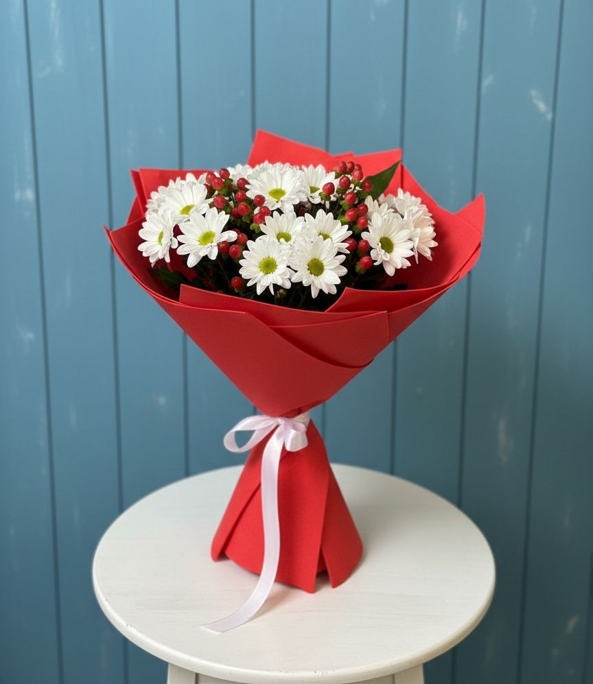 Букет цветов из: Хризантемы в Хасавюрте