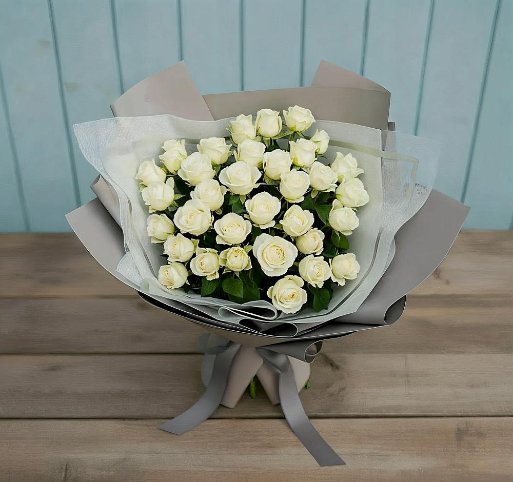 Букет Белоснежная нежность в Хасавюрте