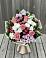 Букет цветов из: Альстромерии, Гвоздики, Розы и Хризантемы в Хасавюрте
