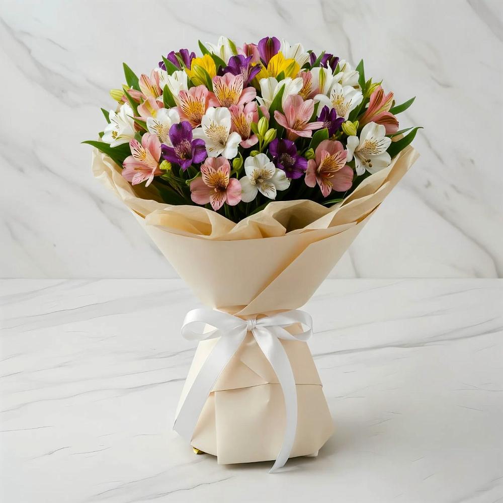 Букет цветов из: Альстромерии в Хасавюрте