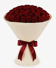 Букет 101 Бордовая роза Блэк Бакарра в Хасавюрте