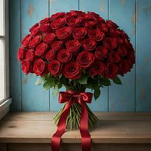 Букет Красные розы Блэк Меджик в Хасавюрте