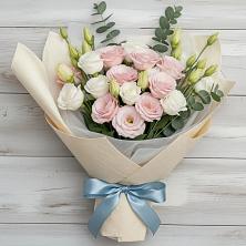 Букет цветов из:  Лизиантусы в Хасавюрте