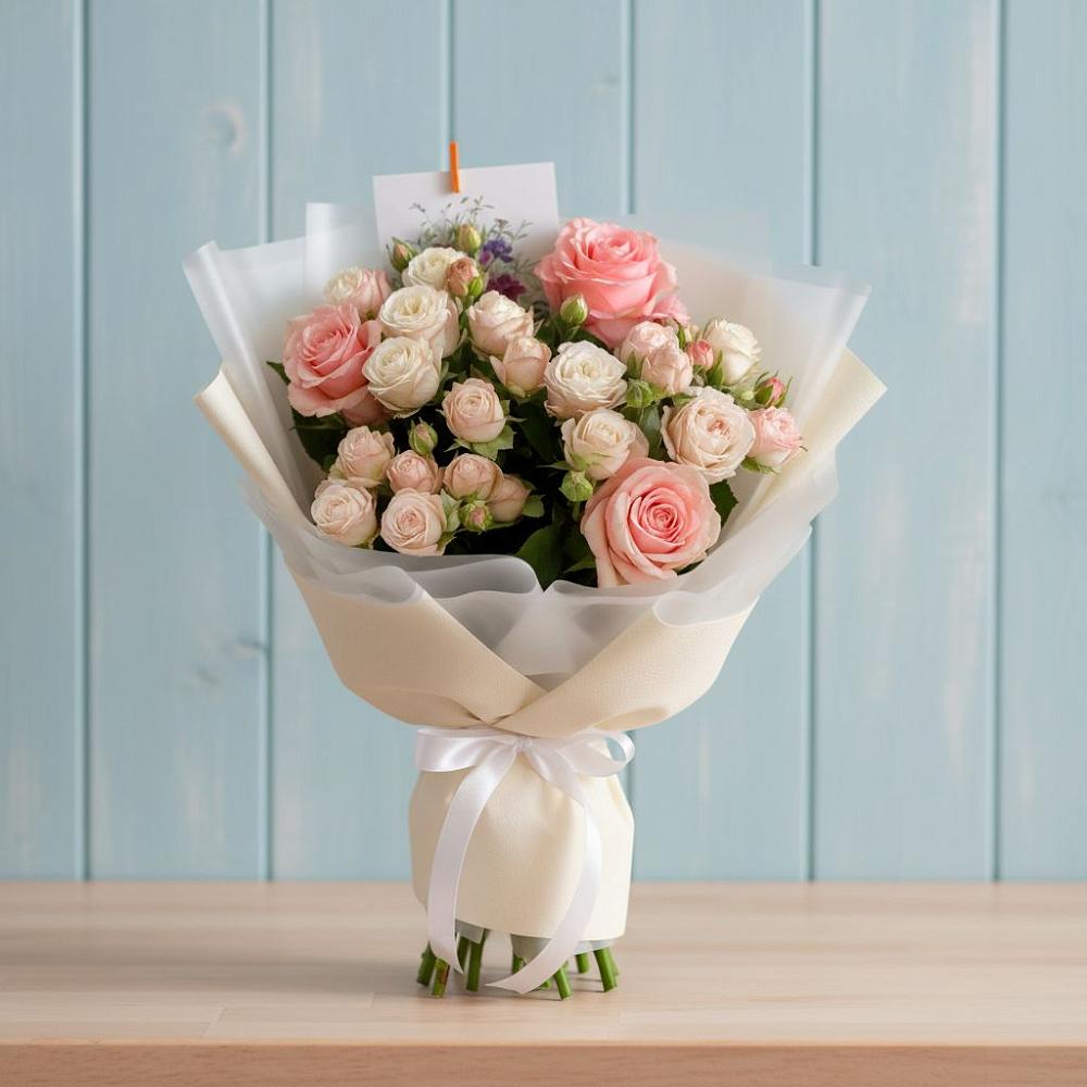 Букет цветов из: Розы в Хасавюрте