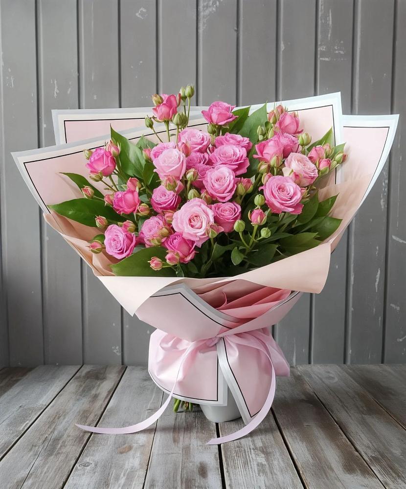 Букет Розовый кустик в Хасавюрте