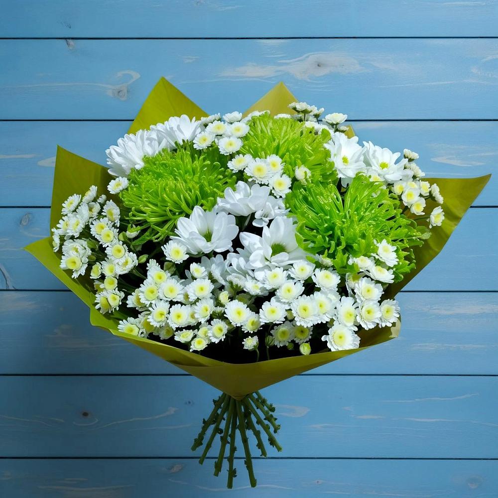 Букет цветов из: Хризантемы в Хасавюрте