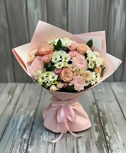 Букет цветов из:  Гвоздики, Розы и Хризантемы #REPLACE_PRED# Хасавюрте