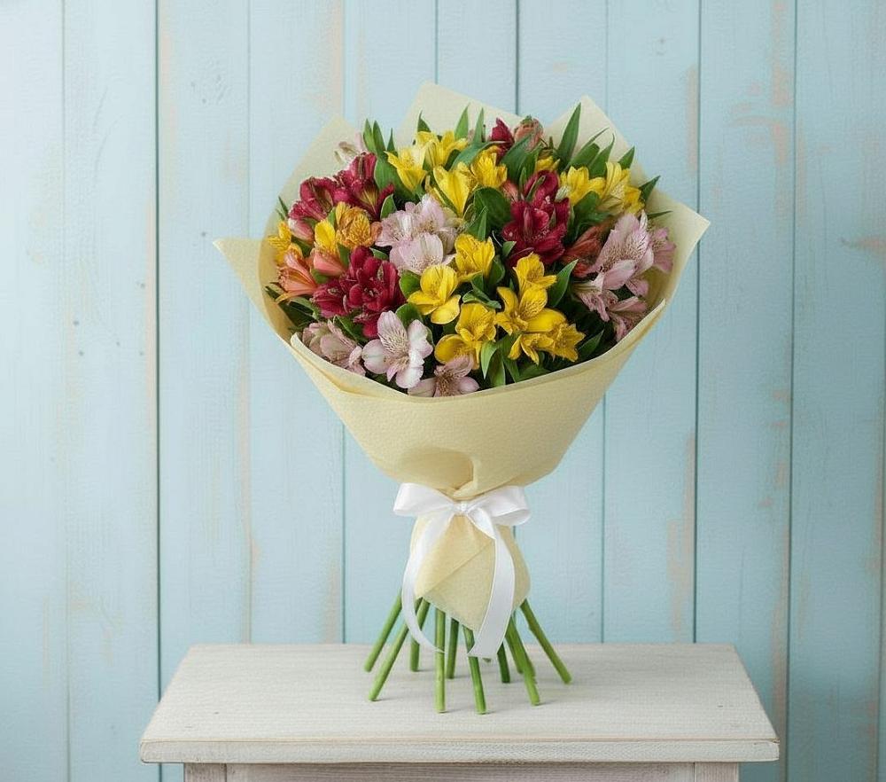 Букет цветов из: Альстромерии в Хасавюрте