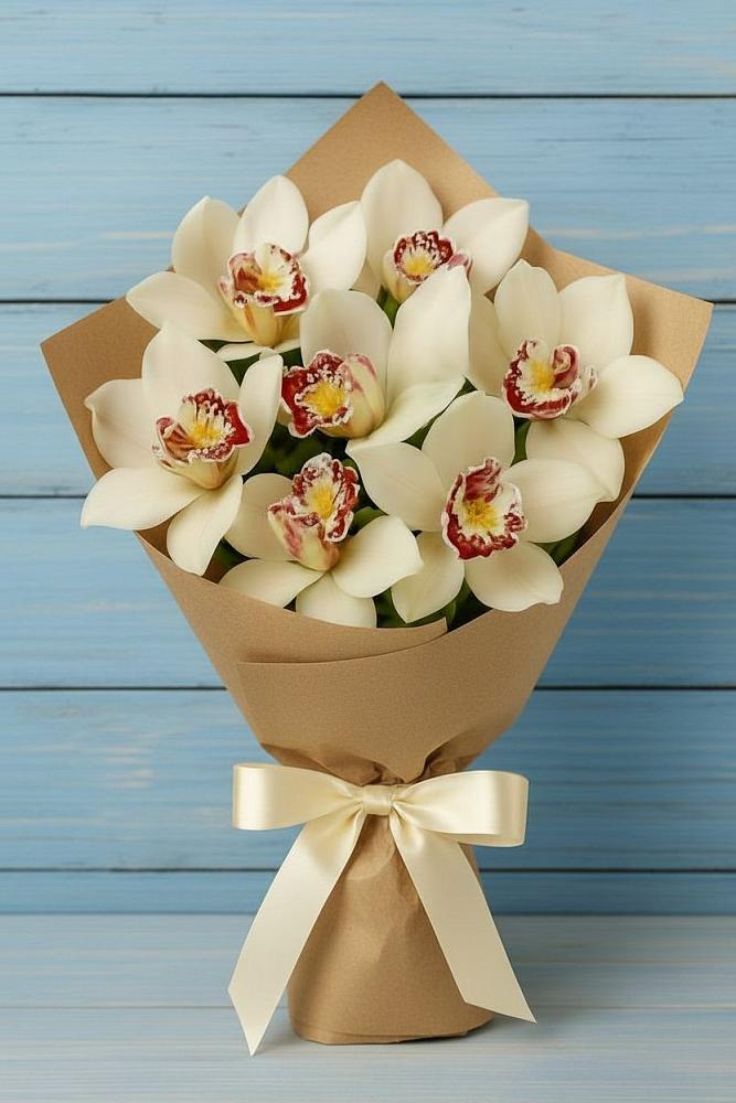 Букет цветов из: Орхидеи и Розы в Хасавюрте